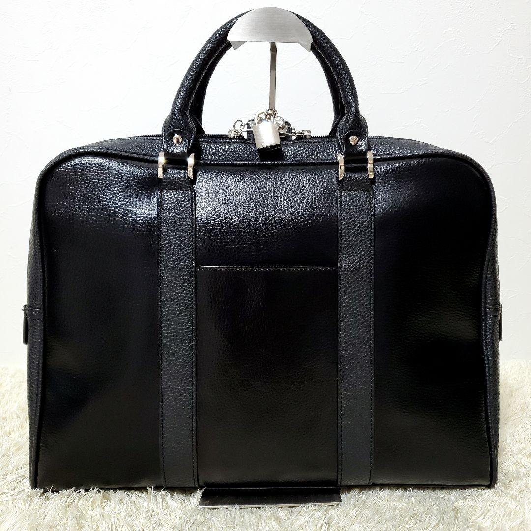 完売品！新品✨マトゥーリ シボ革 ビジネスバッグ オールレザー 南京錠　毛玉様