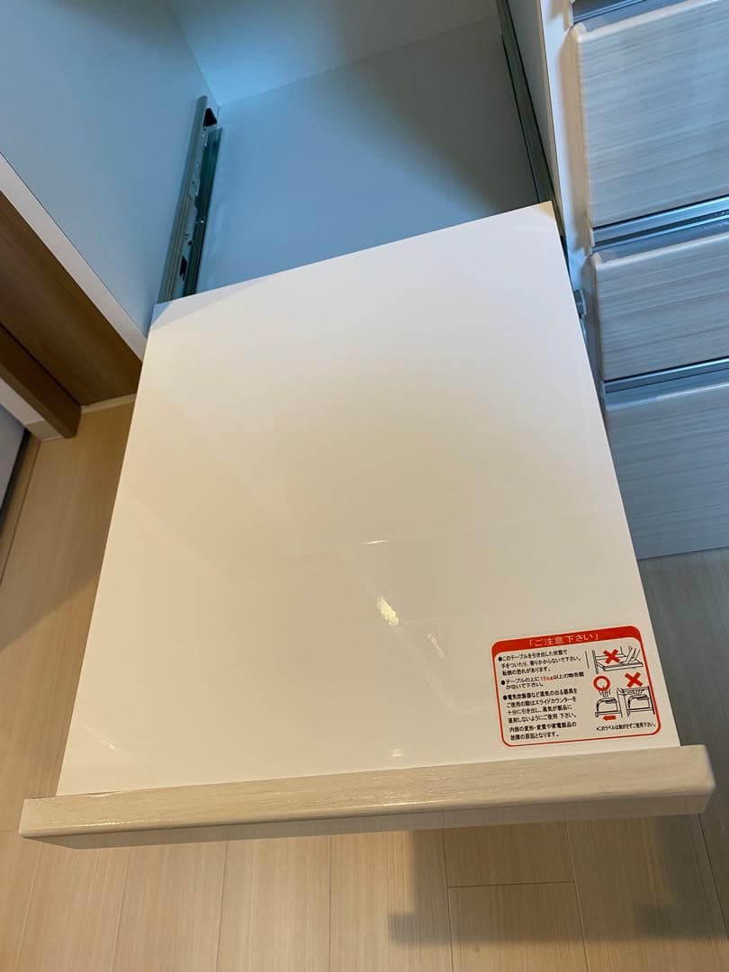 ひゆり⭐︎【ニトリ】キッチンボード ホワイト 幅120 食器棚