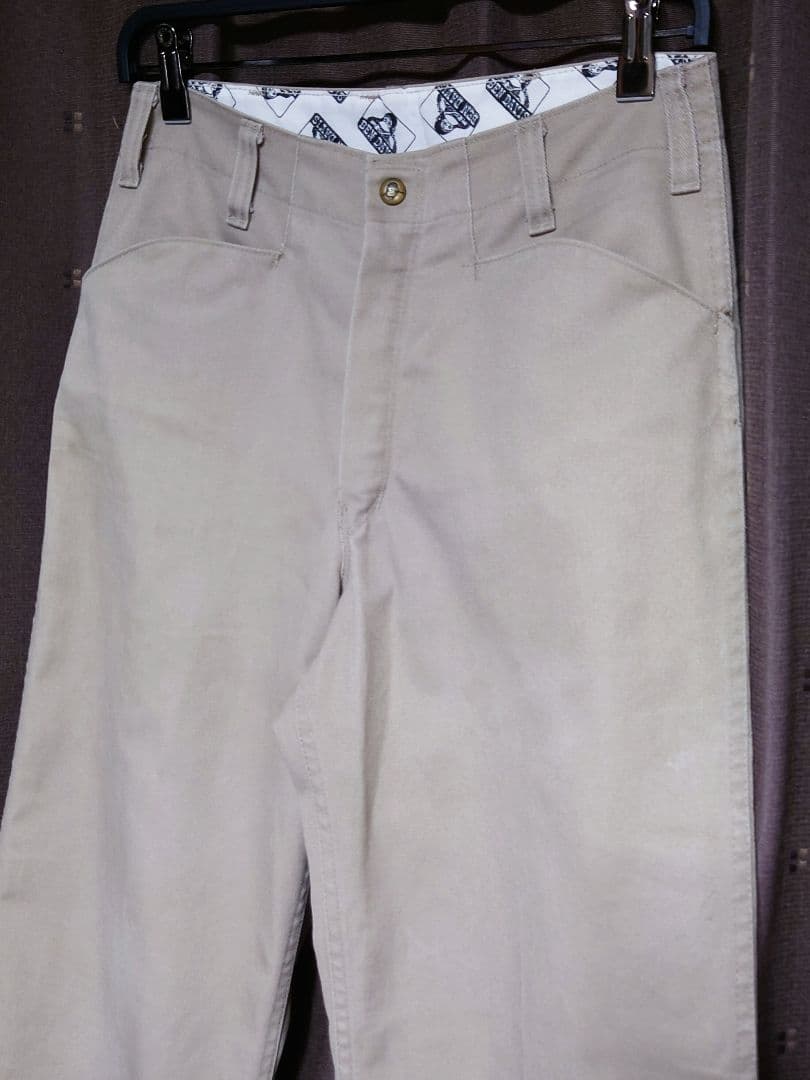 USA製 BEN DAVIS 90s フリスコパンツ ワークパンツ 黄色ゴリラ