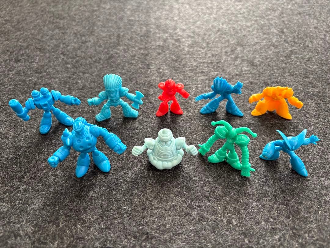 【希少】ロックマン　ゴム　フィギュア　レトロ　レア　まとめ売り