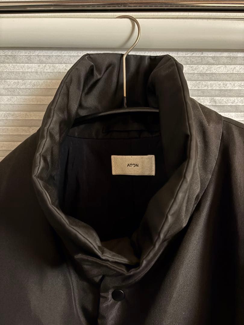 【定価14万円】ATON Silk Coating Padded Coach