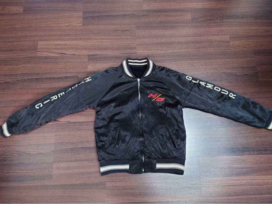 【美品！レア！】HYS Racing Engines スカジャン ブラック