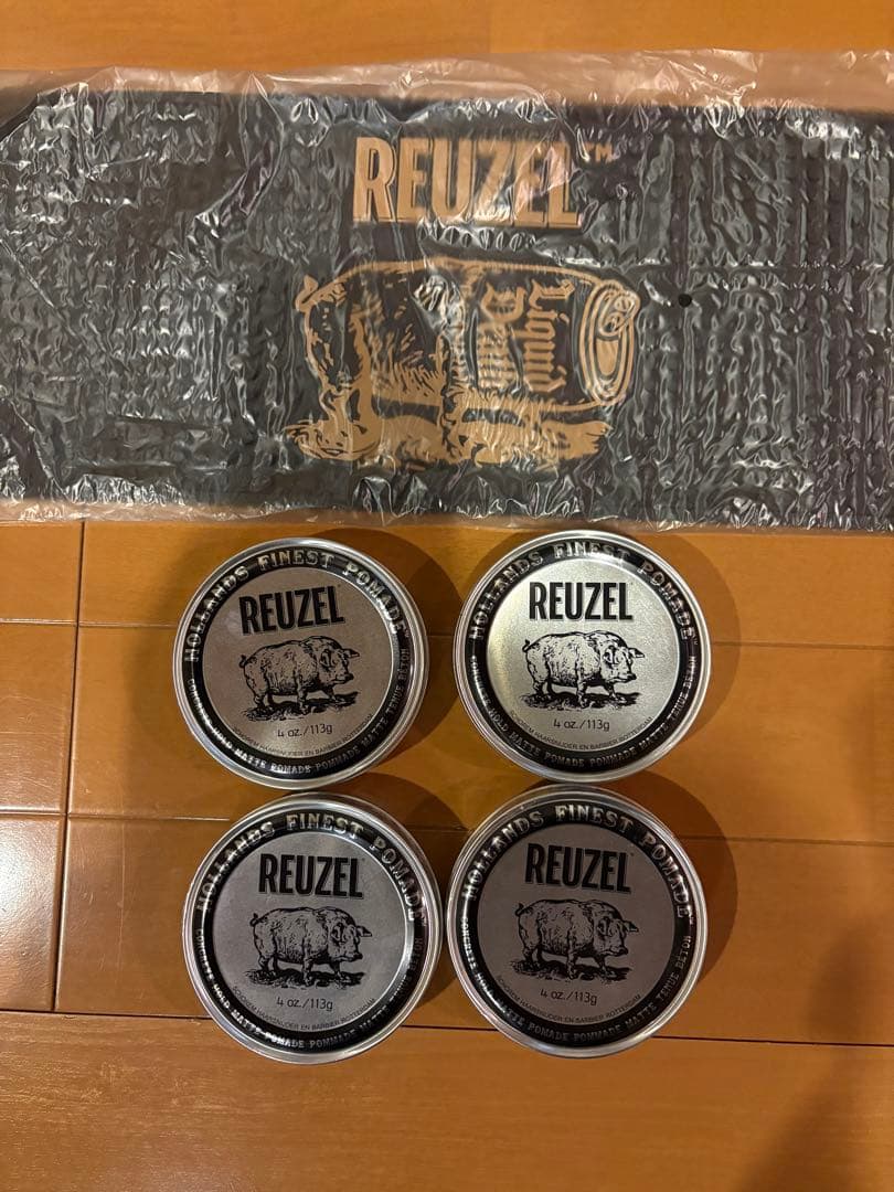 REUZEL ポマード4個とマットのセット