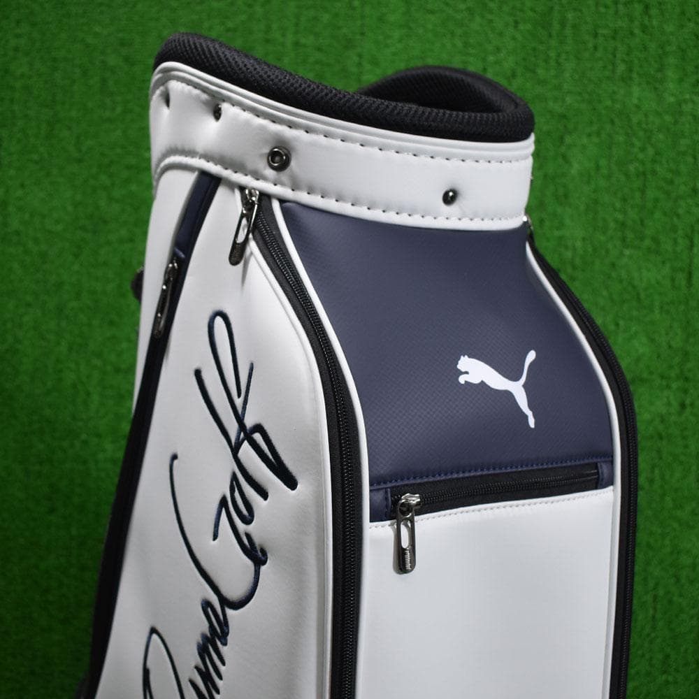 PUMA/プーマ ゴルフ キャディバッグ９型【ホワイト/ネイビー】新品！