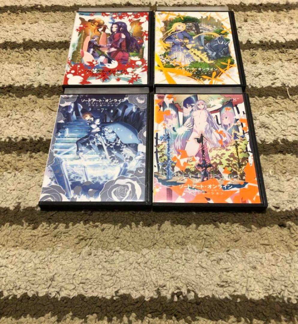 ソードアート・オンライン アリシゼーション 1期全巻 2期 1巻〜4巻 DVD