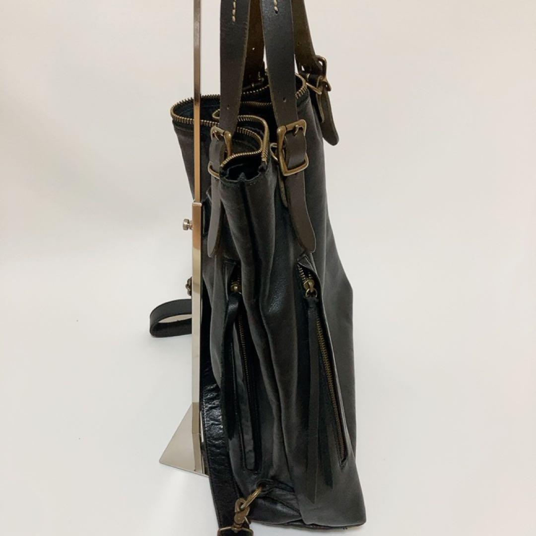 Less レス ホースレザー 3WAY トート リュック Lサイズ 黒