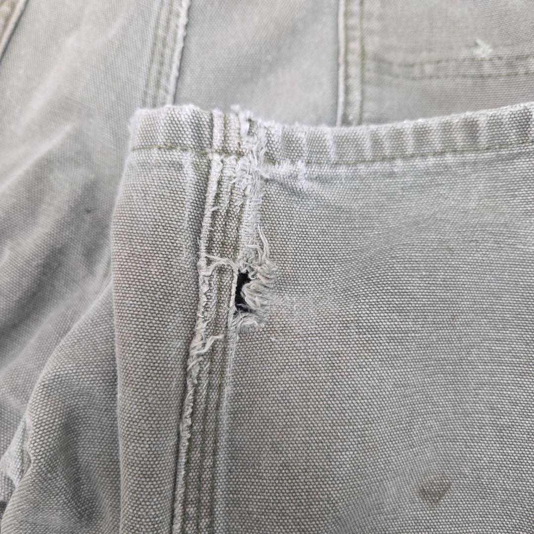 《希少》Carhartt　カーハート　ダブルニー　32×34　カーキー　ダック