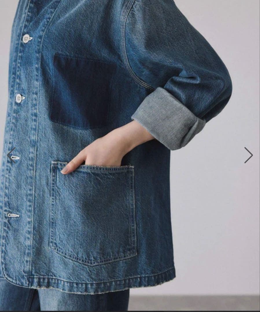 ADAM ET ROPE' FEMME デニム＆カツラギカバーオール