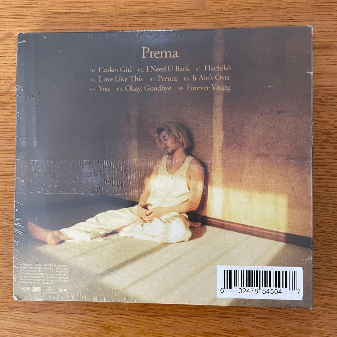 藤井風 Prema USストア購入 signed 2CD 新品 未開封品