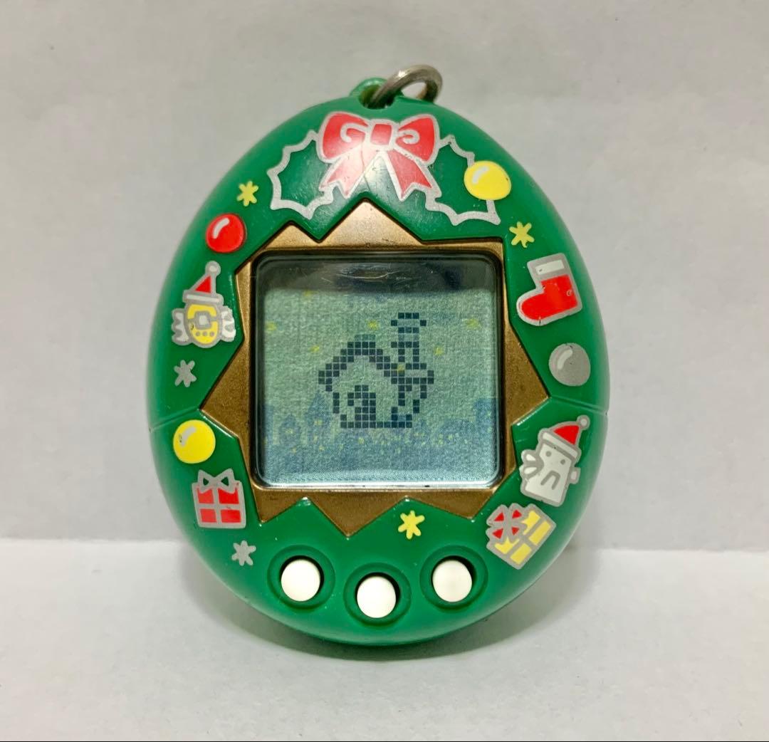 【動作確認済】サンタクロっちのたまごっち　グリーン