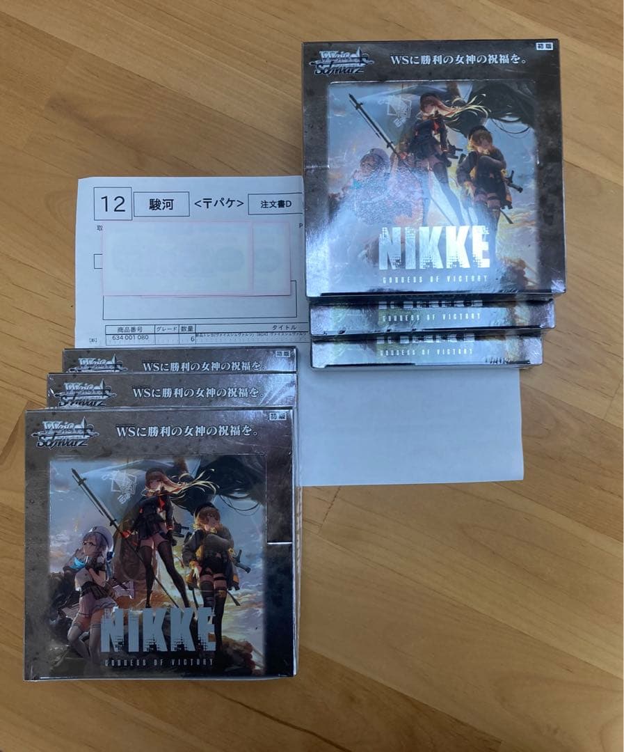 ヴァイスシュヴァルツ　勝利の女神　NIKKE　シュリンク付き　6BOX