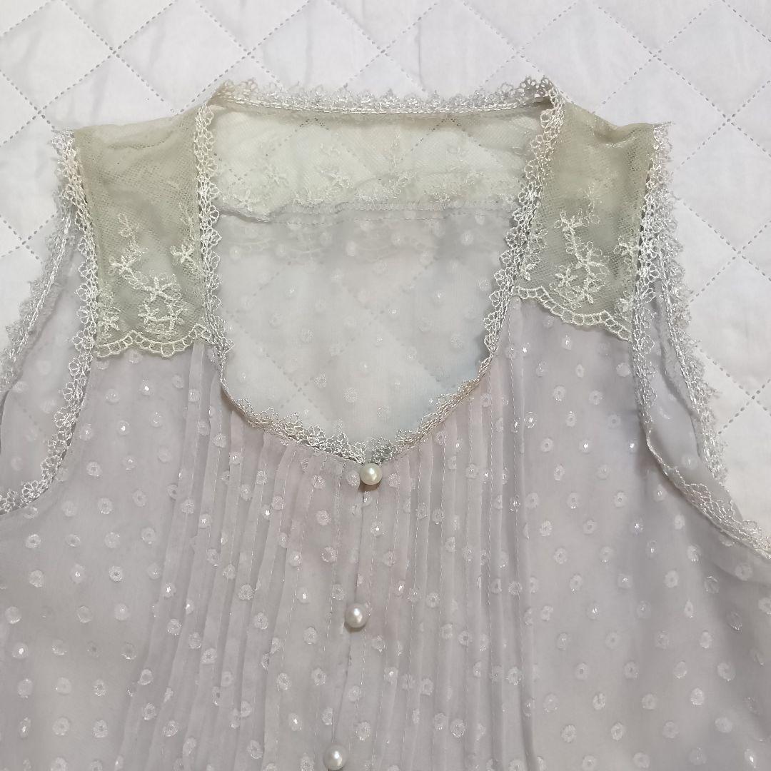 00s コケット ウィッシュコア 姫カジ ジレワンピ キャミセット レースフリル