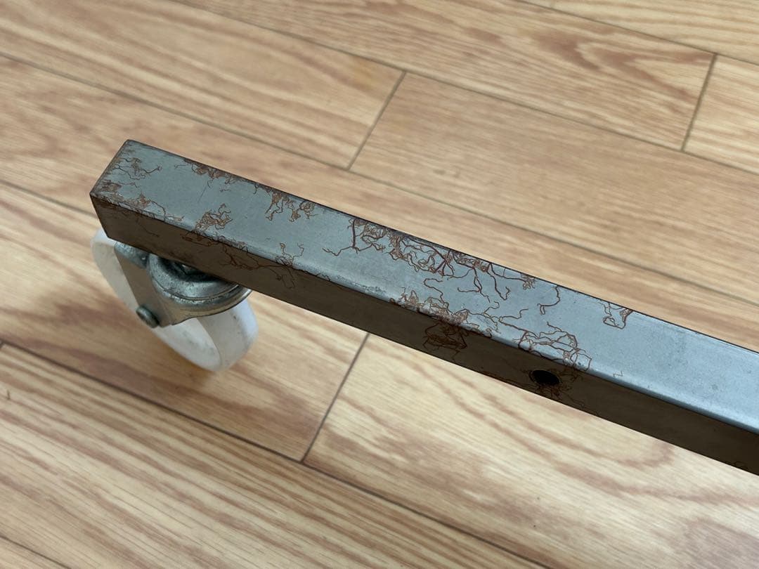 60s ビンテージ スチール ハンガーラック キャスター付 アンティーク USA