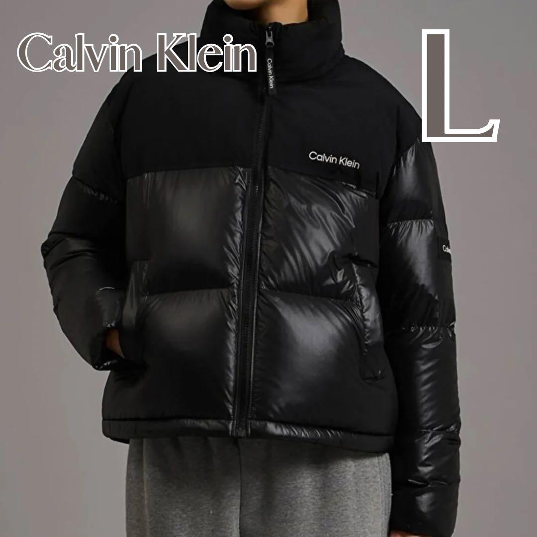   カルバンクライン ダウン ブラック 黒 Lサイズ