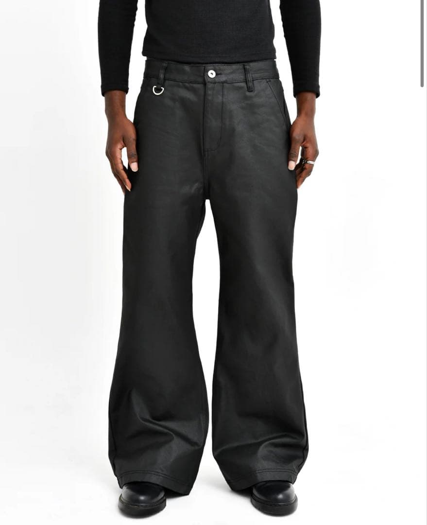 パンツ ASAPMODE Stacked Oil Coating Pants S