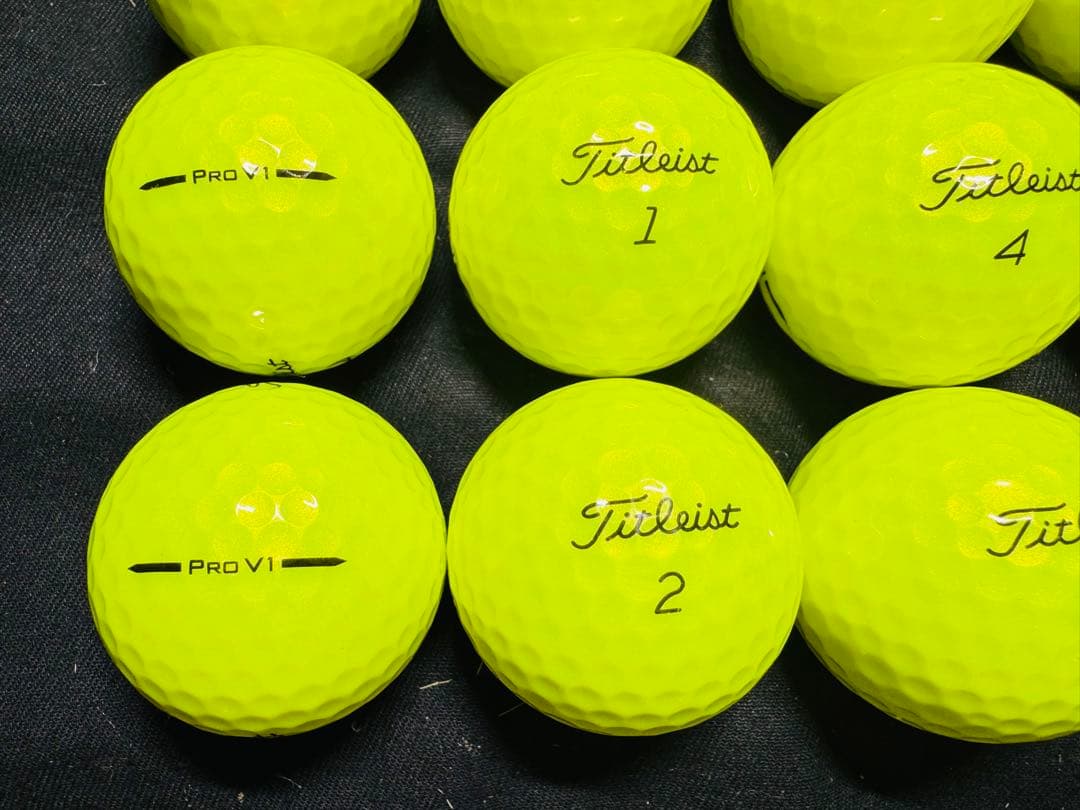 最新 タイトリストPRO V1 2025年モデル 20個　　イエロー