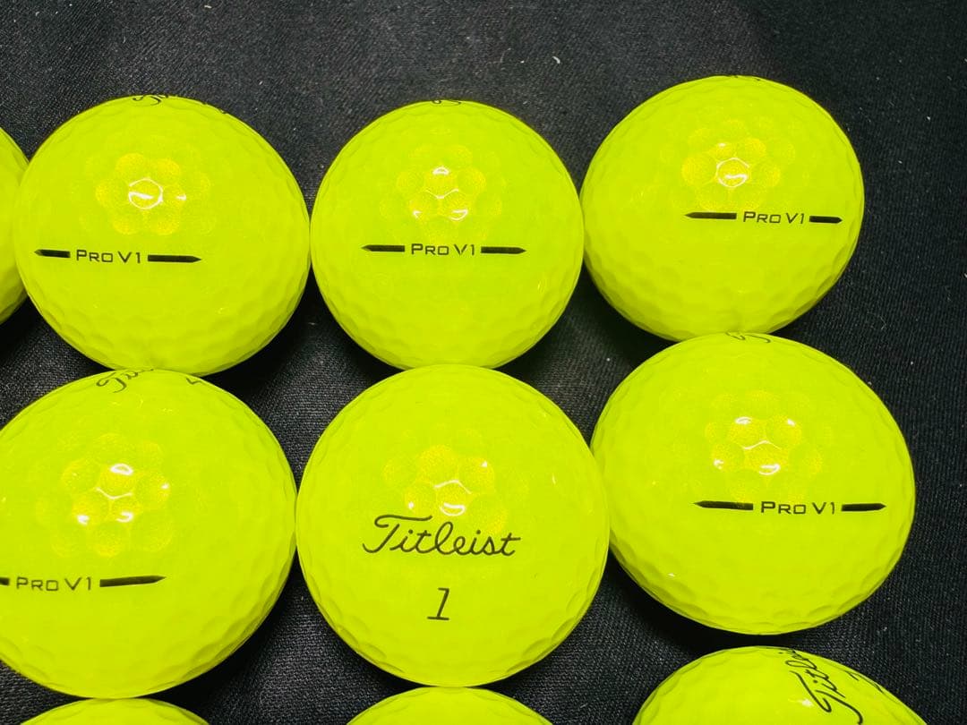 最新 タイトリストPRO V1 2025年モデル 20個　　イエロー