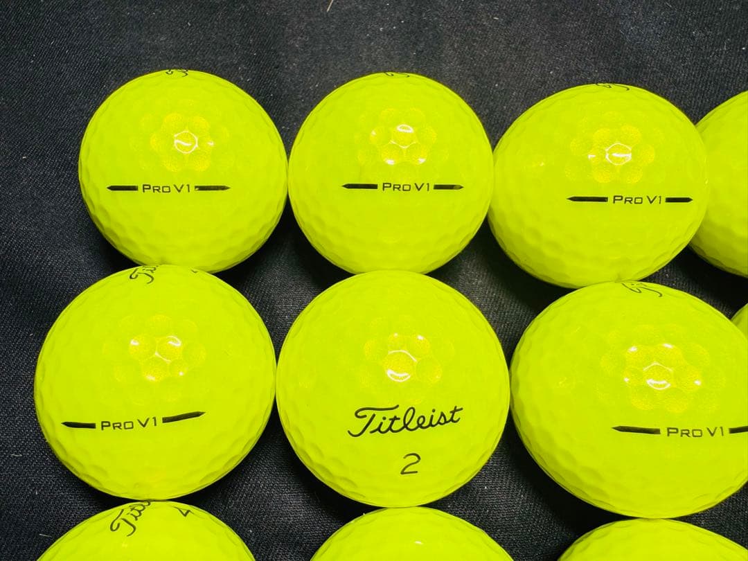 最新 タイトリストPRO V1 2025年モデル 20個　　イエロー