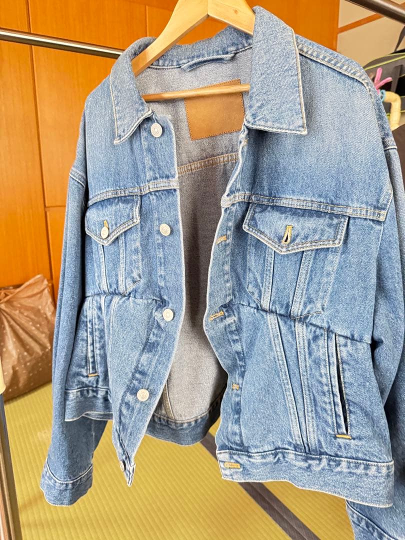 【試着のみ】BALENCIAGAスイングデニムジャケット36