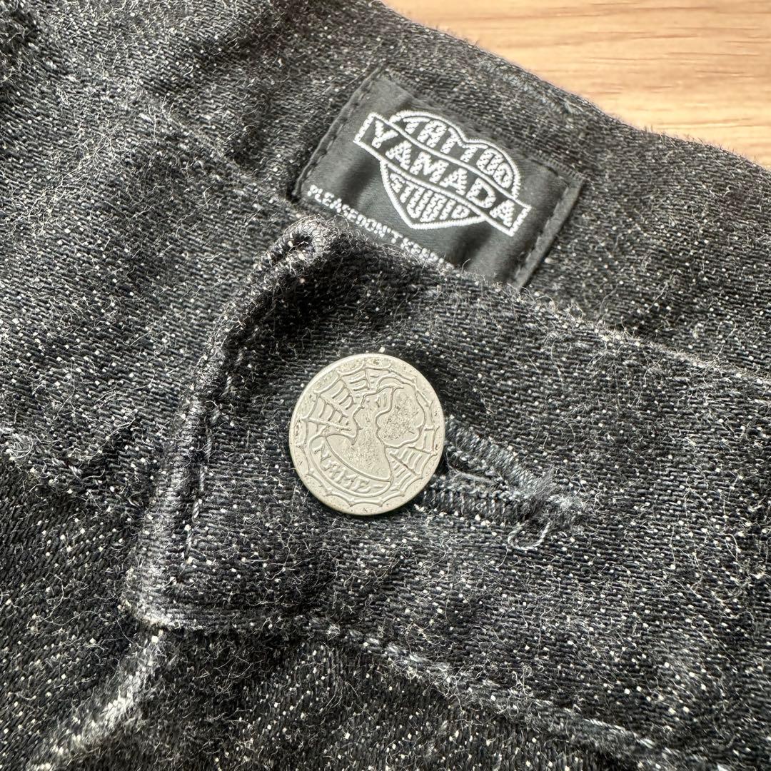 tatoo studio yamada ブラックデニムパンツ