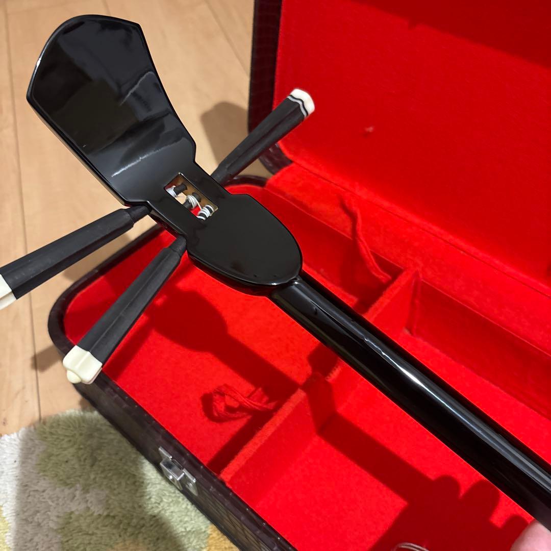 沖縄三味線　又吉　蛇革　ハードケース・鍵付