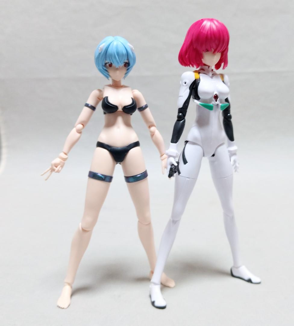 2体セット 完成品 30MP 綾波レイ(プラグスーツVer.) 組立て済