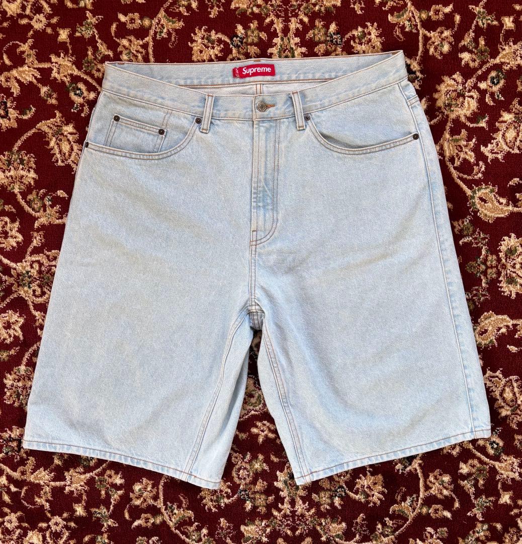 パンツ Supreme Baggy Selvedge Denim Short W36