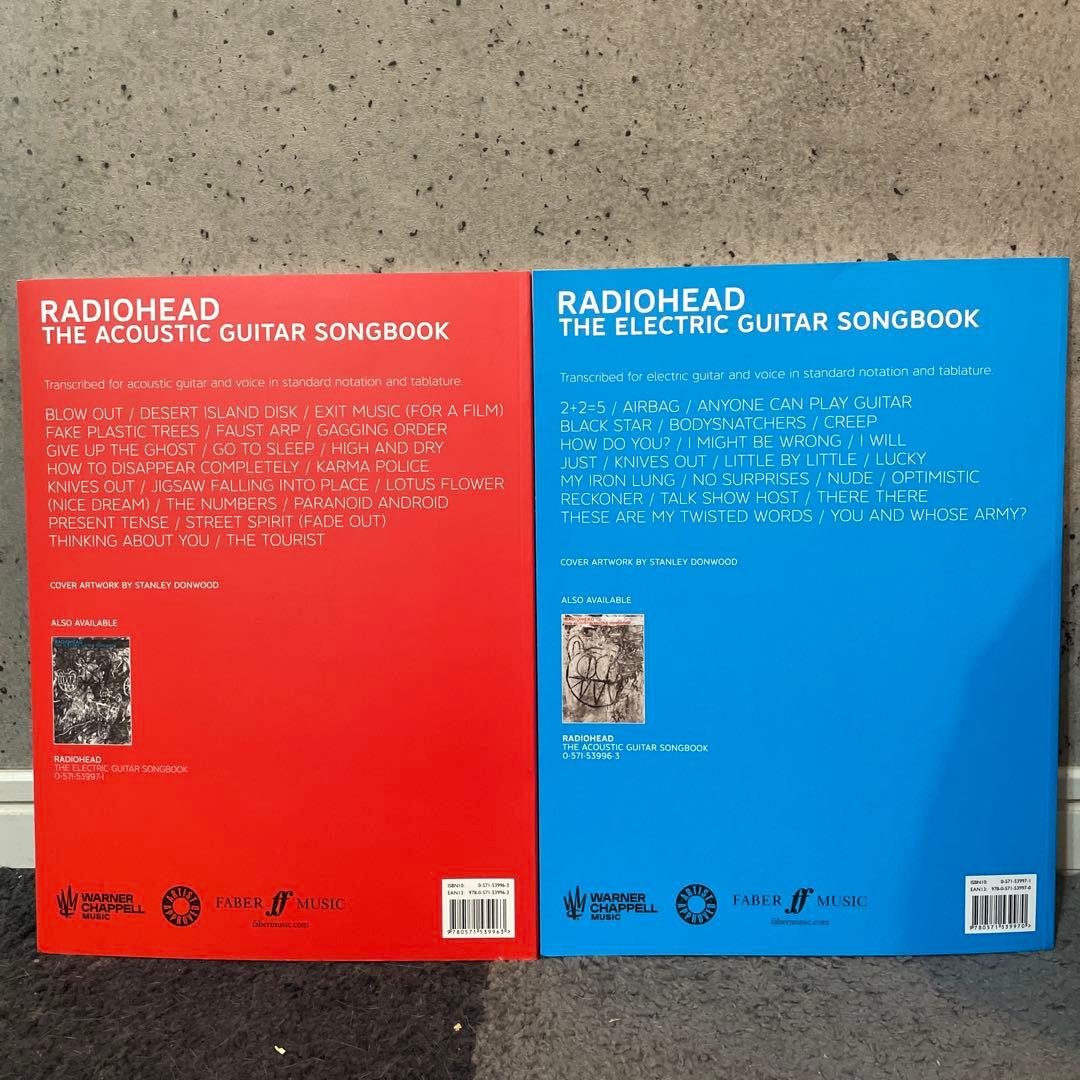 新品未使用　RADIOHEAD ギタースコア 2 冊セット
