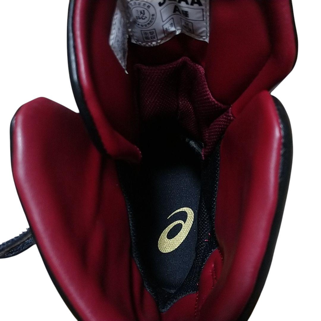 アシックス 安全靴 FCP401 ベルクロブーツ 26.0 ブラック ゴールド