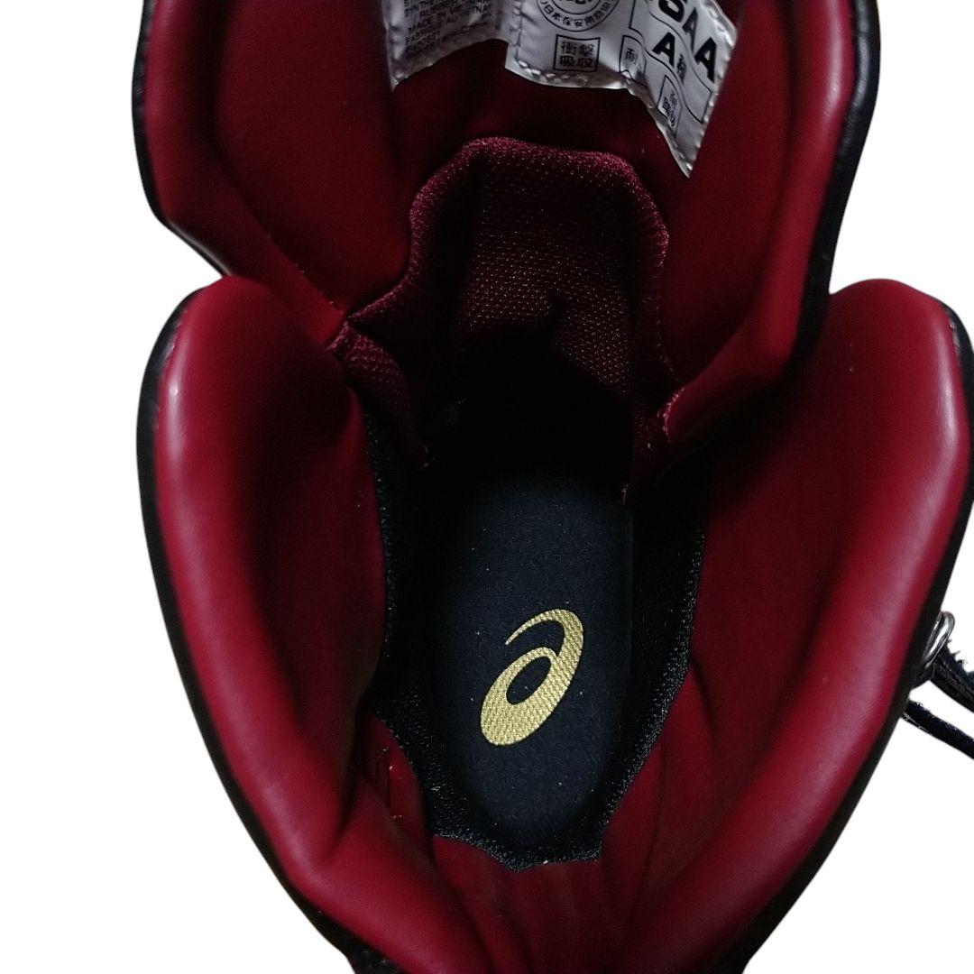 アシックス 安全靴 FCP401 ベルクロブーツ 26.0 ブラック ゴールド