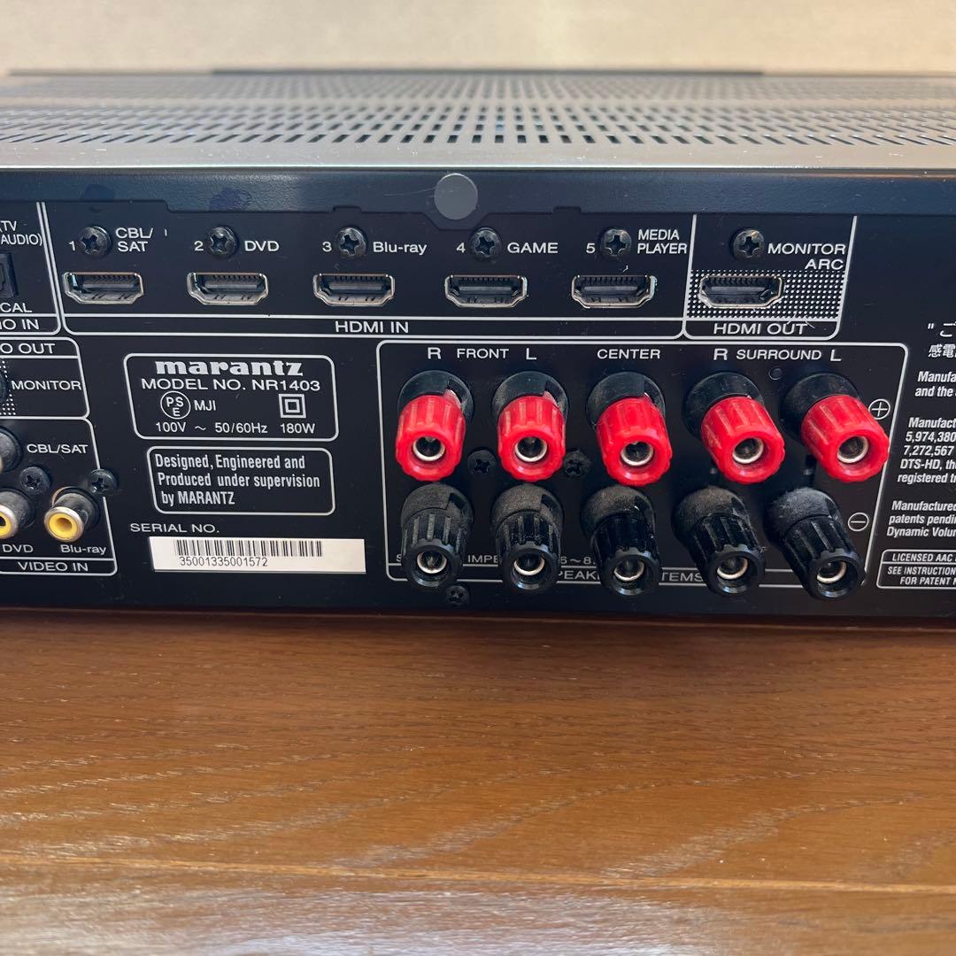 【動作確認済】AVレシーバー Marantz NR1403