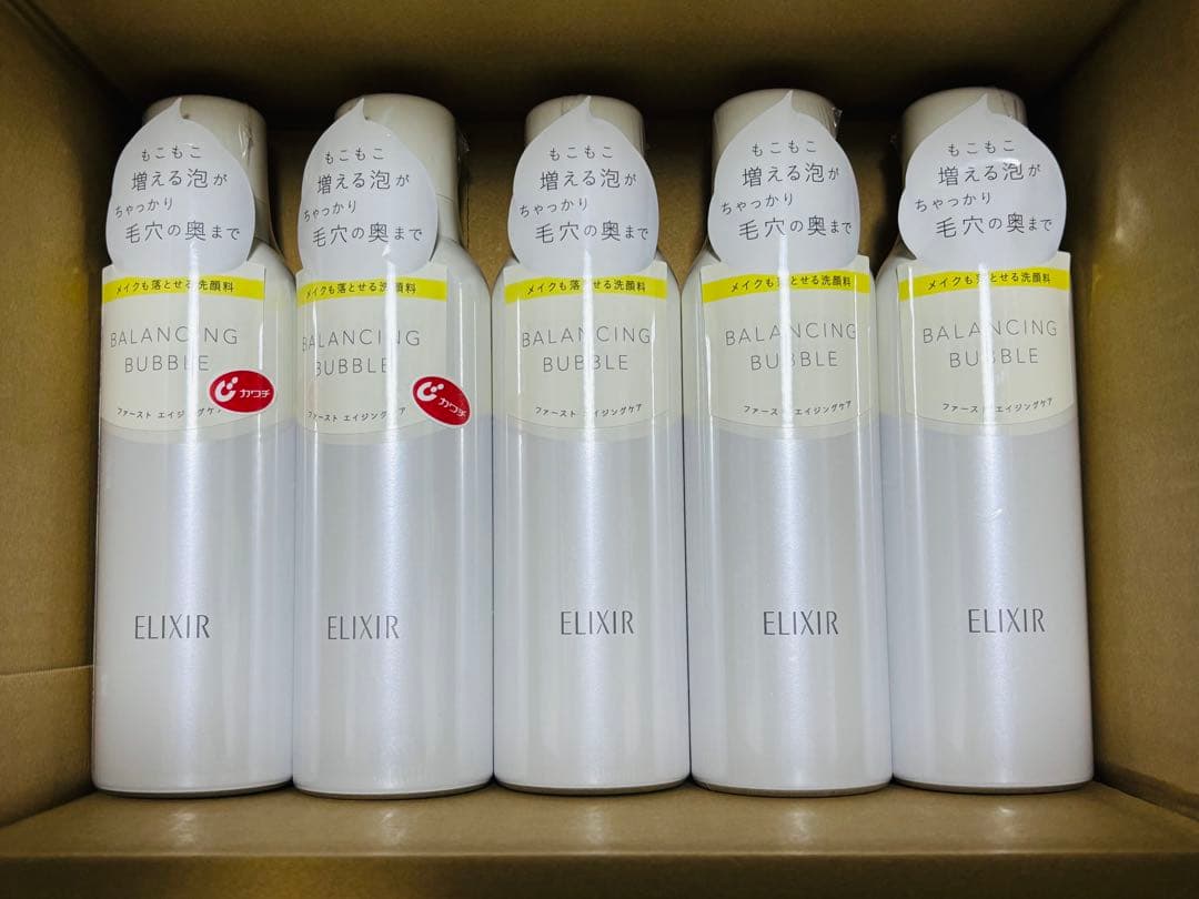 エリクシール ルフレ バランシング バブル 165g ×5本