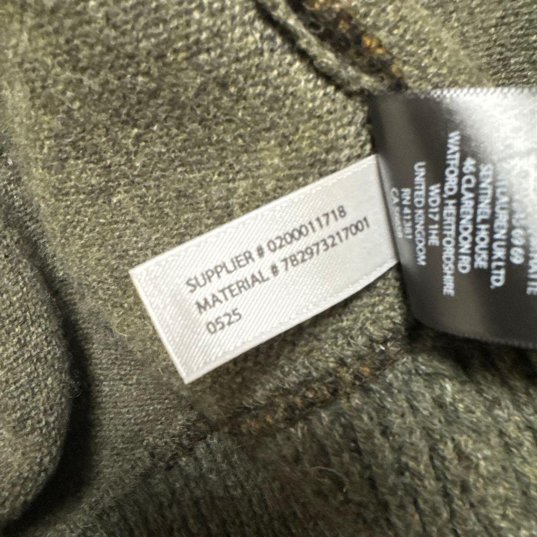 新品　RRL ダブルアールエル　パッチワーク ウールカシミヤセーター　XL