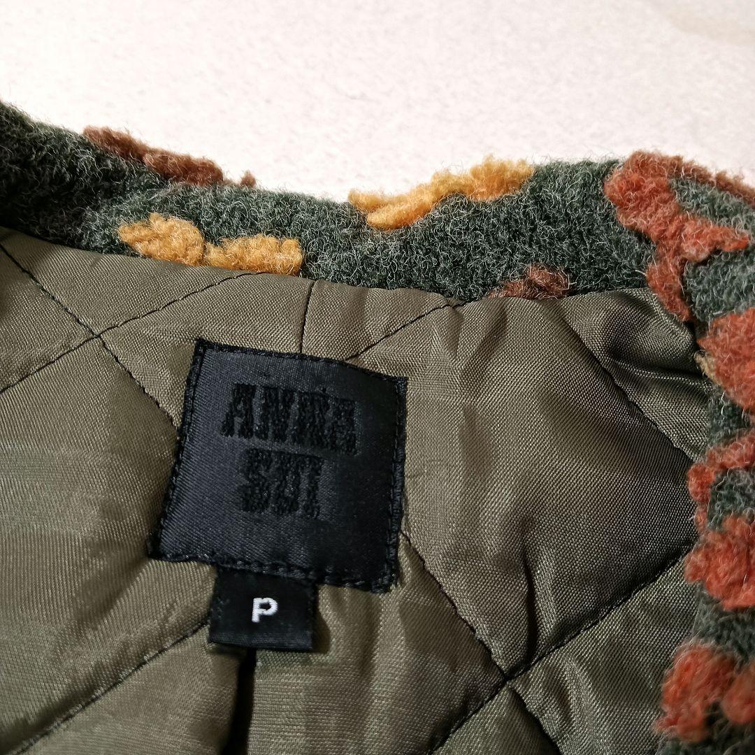 希少 アナスイ 花柄 フリンジ USA製 ヴィンテージ コート