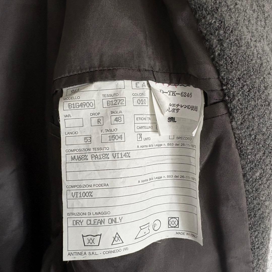 ジャケット・アウター 90s emporio armani collarless jacket 48