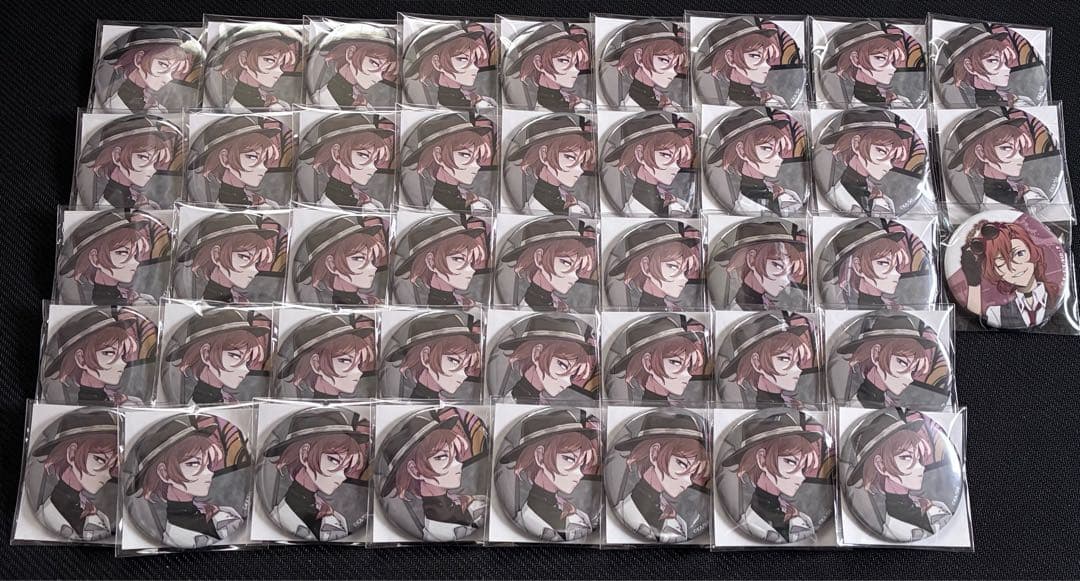 文豪ストレイドッグス 中原中也 原作缶バッジ KADOKAWA 富士急