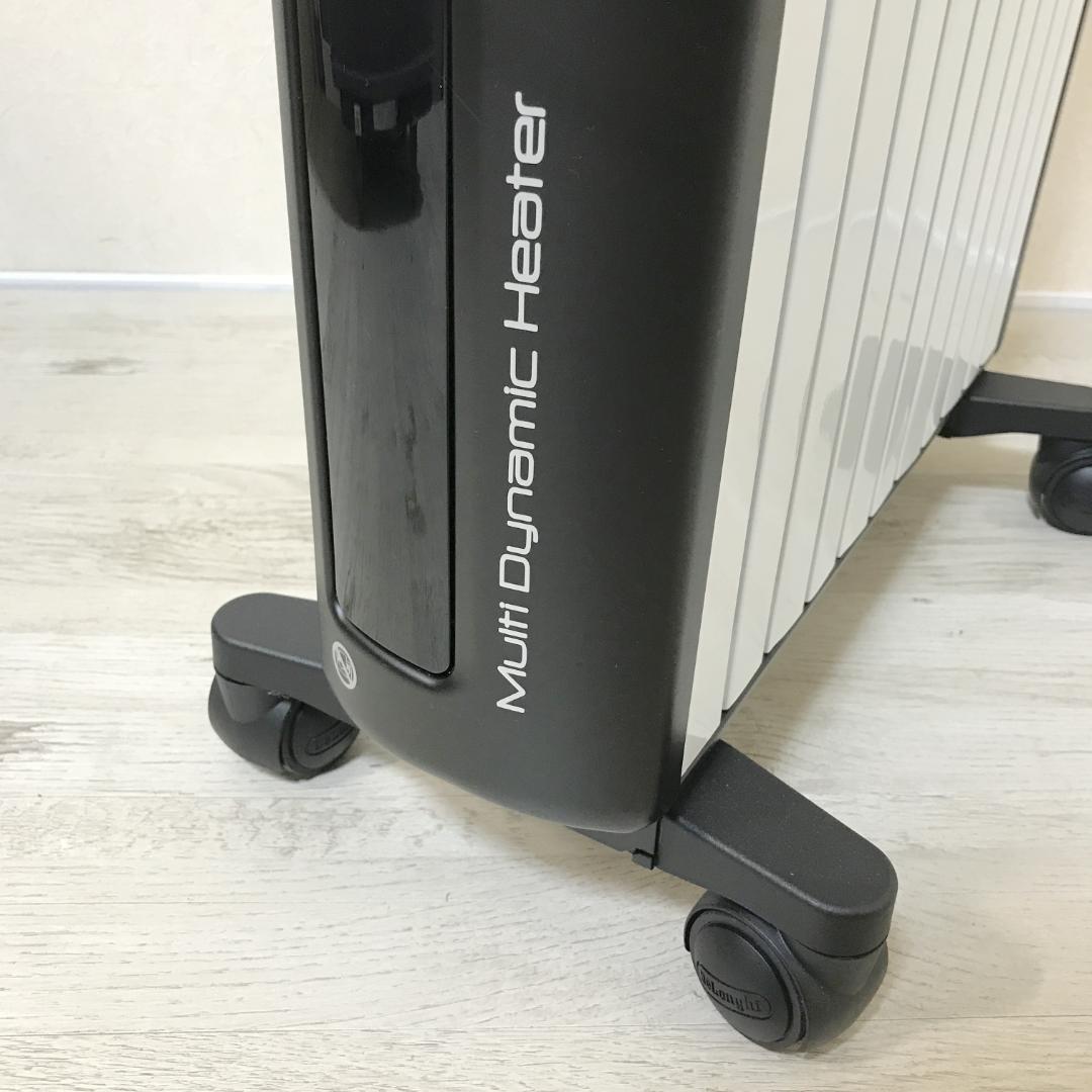 【美品】デロンギ ダイナミックヒーター ホワイト×ブラック MDHU15-BK