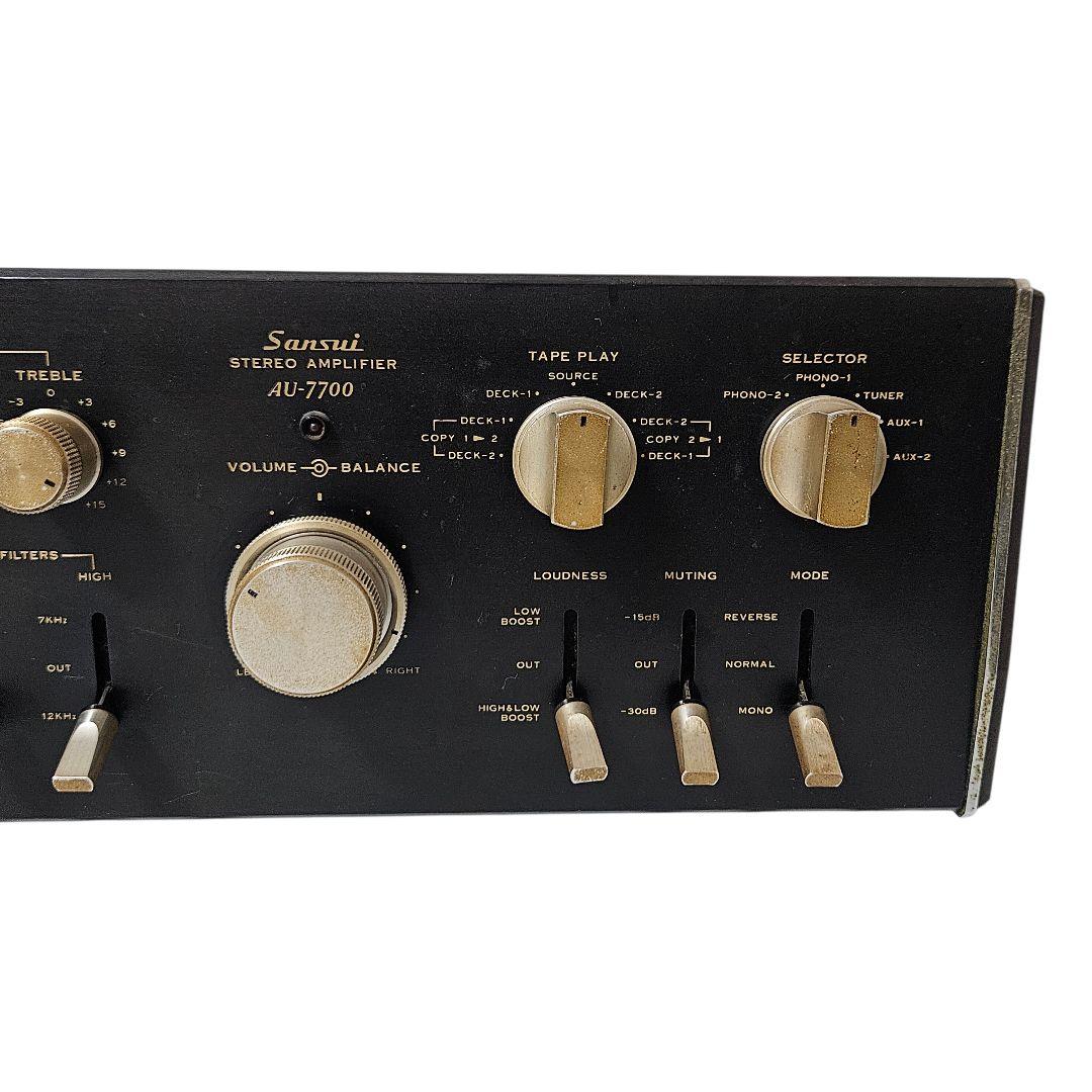 ジャンク品 SANSUI AU-7700 プリメインアンプ サンスイ