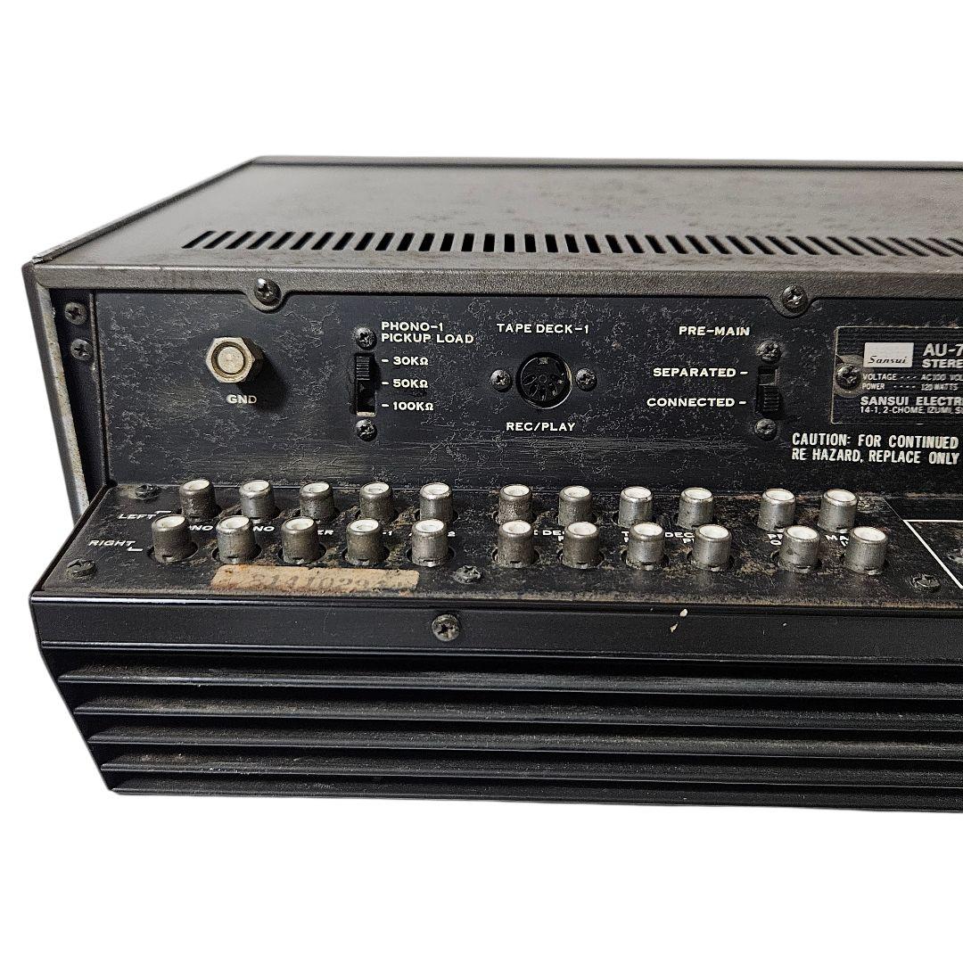 ジャンク品 SANSUI AU-7700 プリメインアンプ サンスイ
