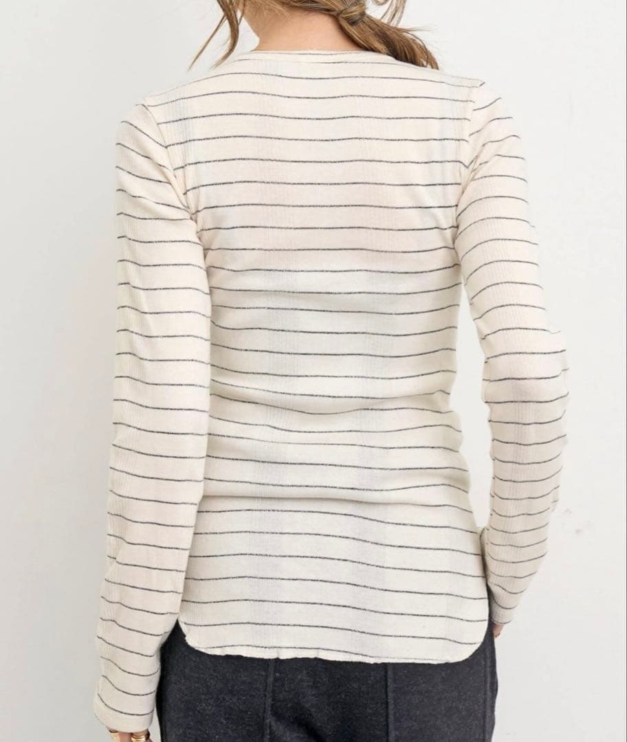 アパルトモン リブカットソー ホワイト