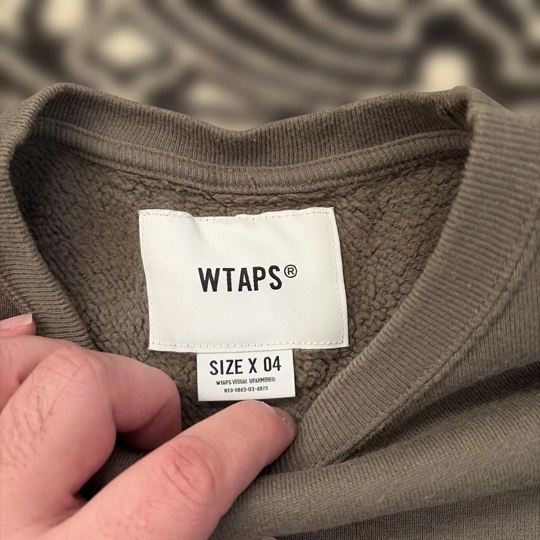 WTAPS クルーネックスウェット オリーブグリーン　04