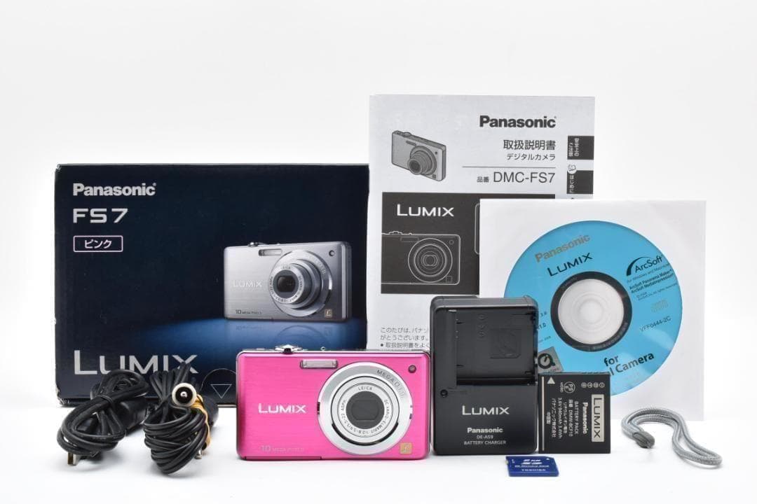 【さわ】Panasonic LUMIX DMC-FS7 ピンク