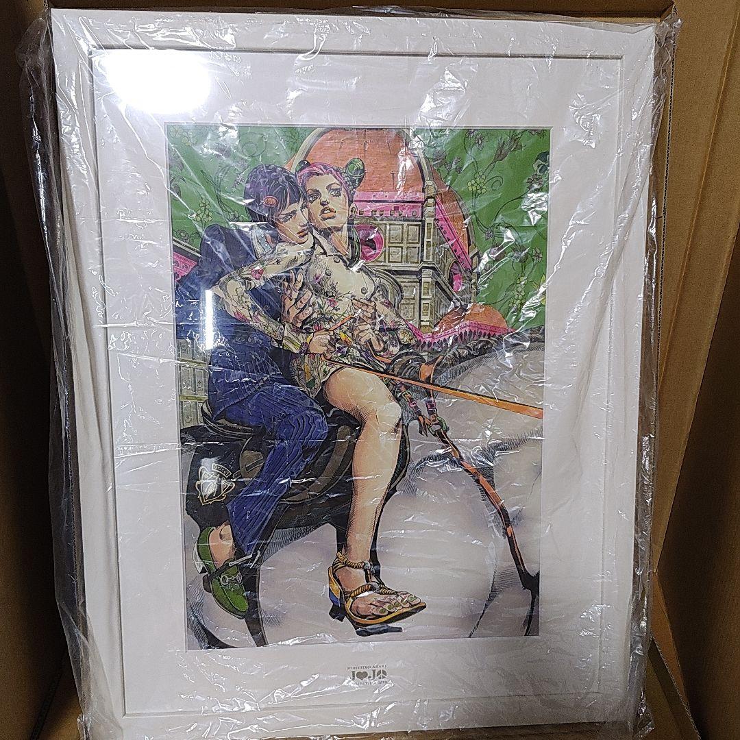 【値下げ対応中】ジョジョの奇妙な冒険　徐倫＆ブチャラティ 複製原画 ジョジョ展