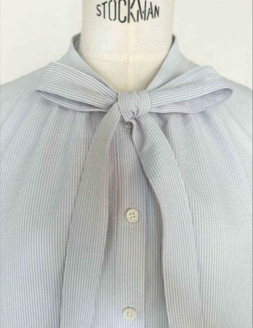 タグ付き新品未使用 OHGA ボウタイブラウス