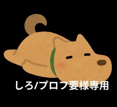 しろ/プロフ要