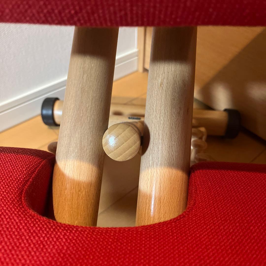 ヴァリエール 　レッド　マルチバランスチェア　　ストッケ　 アタッチメント付き