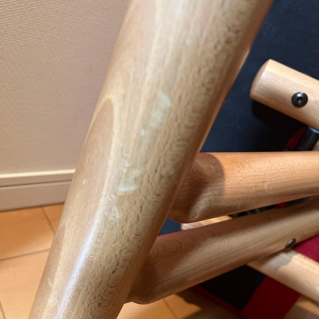 ヴァリエール 　レッド　マルチバランスチェア　　ストッケ　 アタッチメント付き