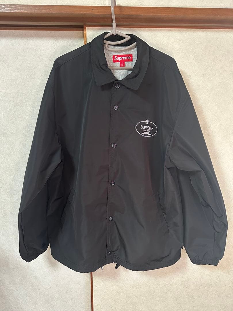 Supreme Crest Coaches Jacket“Black”