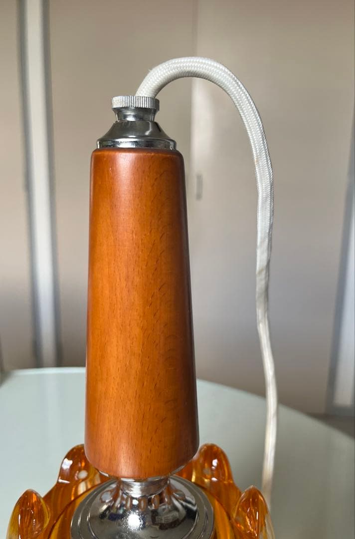 ヴィンテージ　70's ペンダントランプ　ミッドセンチュリー レトロモダン