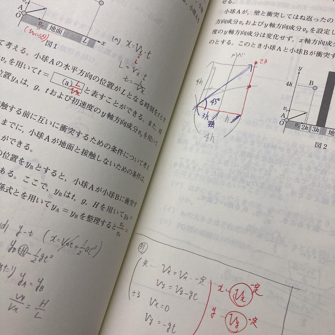 物理 東進テキスト 大学受験 参考書 / 力学 熱 電磁気 波 原子